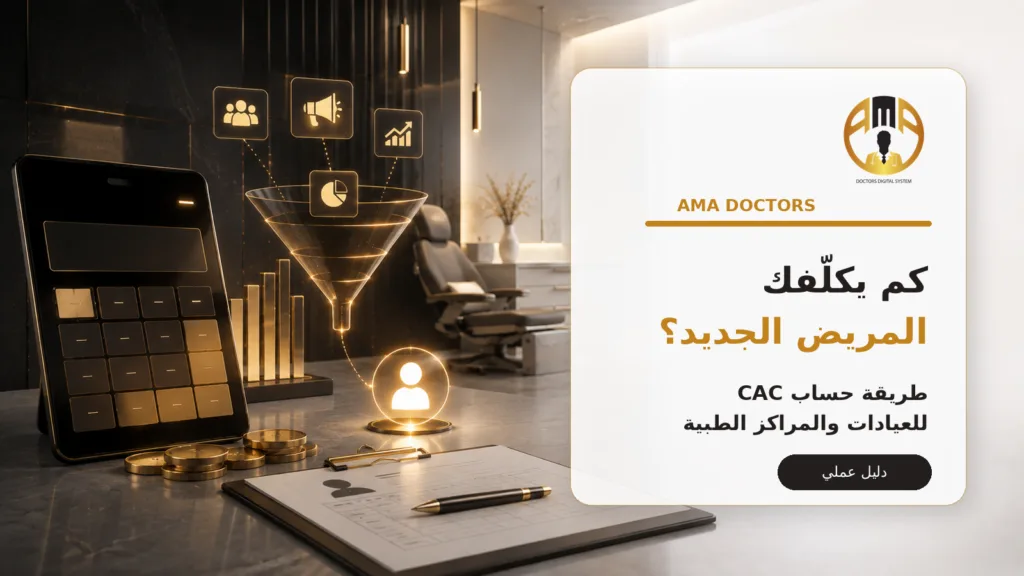 تحسب تكلفة اكتساب مريض جديد — كيف تحسب تكلفة اكتساب مريض جديد في العيادة CAC؟